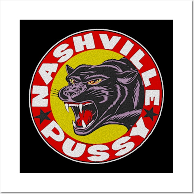 Nashville Pussy - Panther logo Wall Art by CosmicAngerDesign